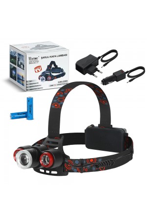 6000 LÜMEN ŞARJLI KAFA LAMBASI WATTON WT-632&hellip;