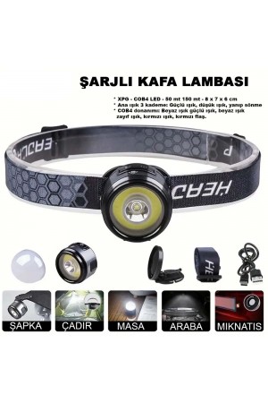 7 MOD ŞARJLI KAFA VE KAMP LAMBASI WATTON WT-618&hellip;