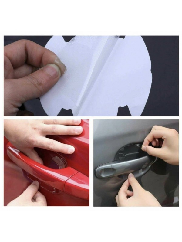 8 Adet Araba Kapı Kolu Koruyucu Çizilme Önleyici Şeffaf  Film Koruma S&hellip;