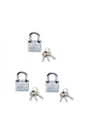 Akıllı Anahtarlı Asma Kilit 3lü Set - Mastercare Tri-Moon Master Anaht… Akıllı Anahtarlı Asma Kilit 3lü Set - Mastercare Tri-Moon Master Anaht…