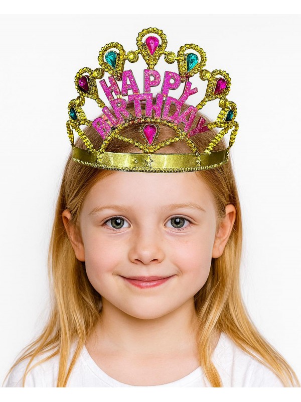 Altın Renk Happy Birthday Yazılı Doğum Günü Tacı 60 cm… Altın Renk Happy Birthday Yazılı Doğum Günü Tacı 60 cm…