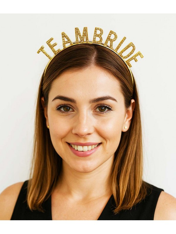 Altın Renk Team Bride Taç Plastik – Gelin ve Nedime Tacı… Altın Renk Team Bride Taç Plastik – Gelin ve Nedime Tacı…