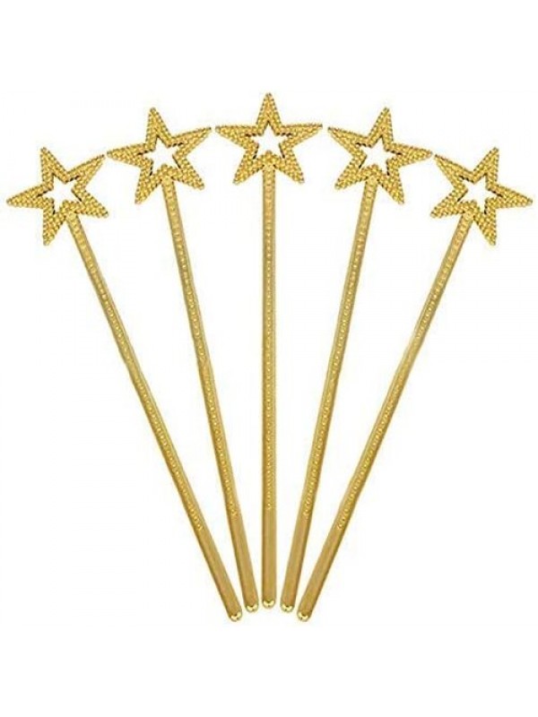 Altın Renk Yıldız Peri Asası Peri Değneği 34 cm 1 Adet&hellip;