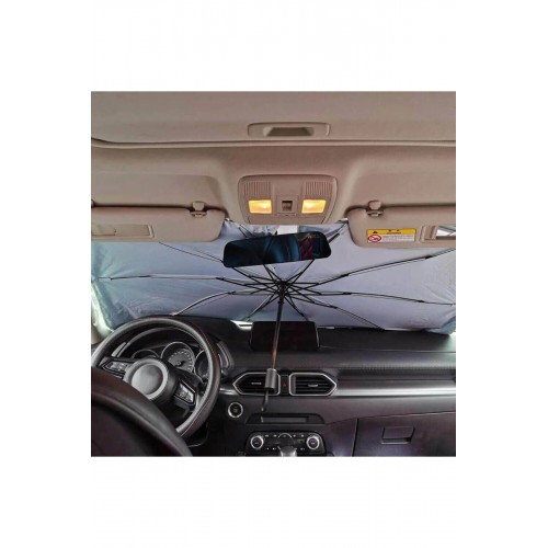 Araç Şemsiyesi Bütün Araçlara Uyumlu Katlanabilir Şemsiye Güneşlik Araç Şemsiyesi Bütün Araçlara Uyumlu Katlanabilir Şemsiye Güneşlik
