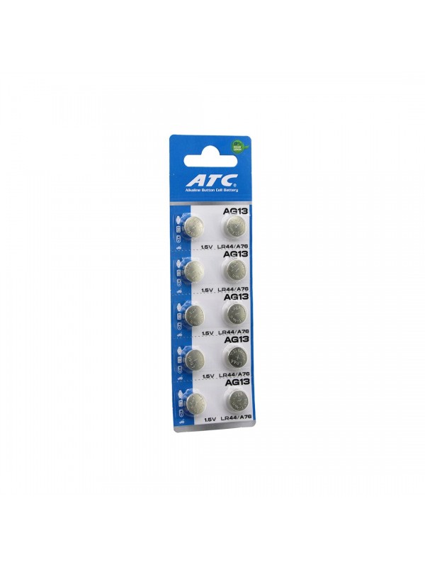 ATC LİNE BUTTON BATTERY AG13 LR-44/A76 DÜĞME PİL LİN 1.5V 10LU KART&hellip;