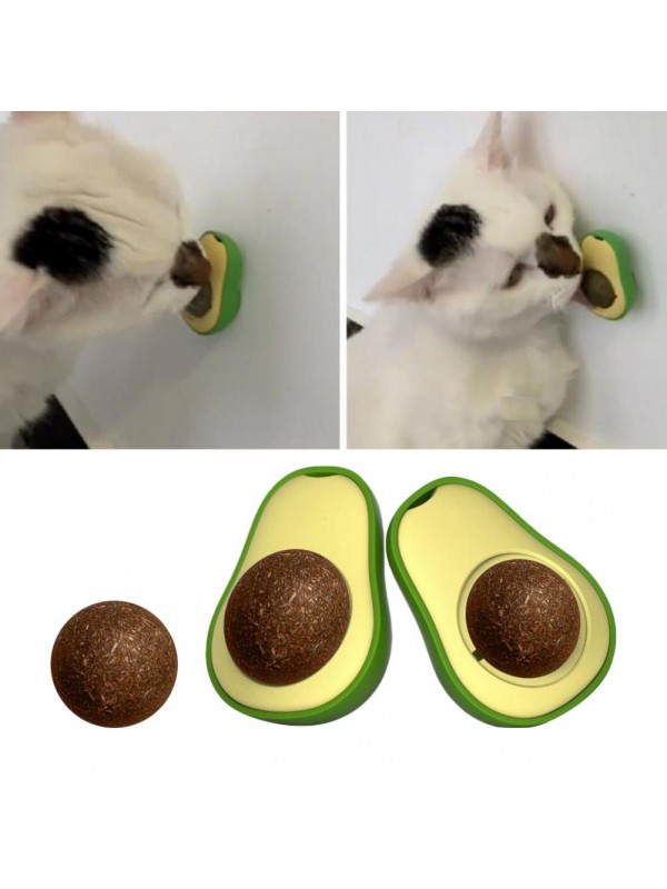 Avokado Dönen Kedi Nanesi Cat Oyun Topu Doğal Kedi Oyuncağı&hellip;