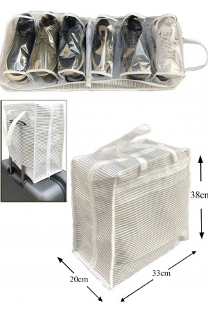 Ayakkabı SAKLAMA ve TAŞIMA Çantası (Çizgili Model) Shoe Tote&hellip;