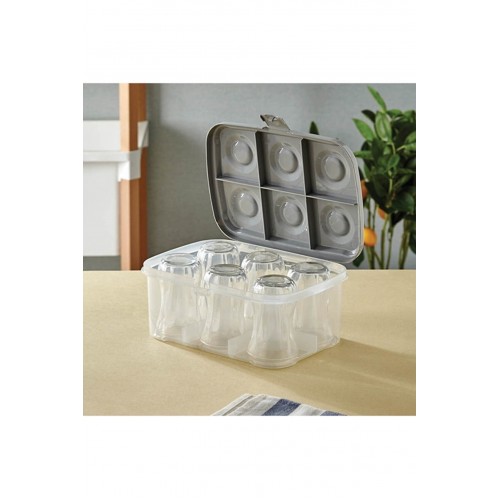 Bardak Taşıma Kutusu Şeffaf - 6 Bardak Kapasiteli Piknik Kutusu Bardak Taşıma Kutusu Şeffaf - 6 Bardak Kapasiteli Piknik Kutusu