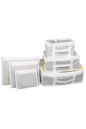 Bavul İçi Düzenleyici Valiz Organizer 6 lı Set - Çizgili… Bavul İçi Düzenleyici Valiz Organizer 6 lı Set - Çizgili…