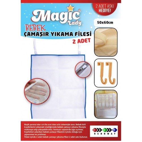 Bebek Çamaşır Filesi 2li Set Bebek Çamaşır Filesi 2li Set