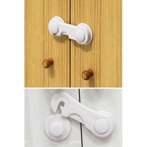 Bebek Çuk Güvenliği Çekmece ve Dolap İçin Kendiliğinde Yapışkanlı Vidasız Kapak Kilidi Bebek Çuk Güvenliği Çekmece ve Dolap İçin Kendiliğinde Yapışkanlı Vidasız Kapak Kilidi