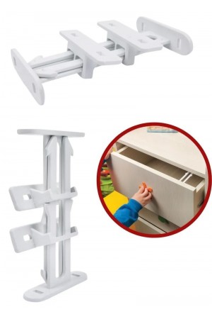 Bebek Çuk Koruma Kilidi - Dolap Çekmece Kilidi Sürgülü Kilit&hellip;
