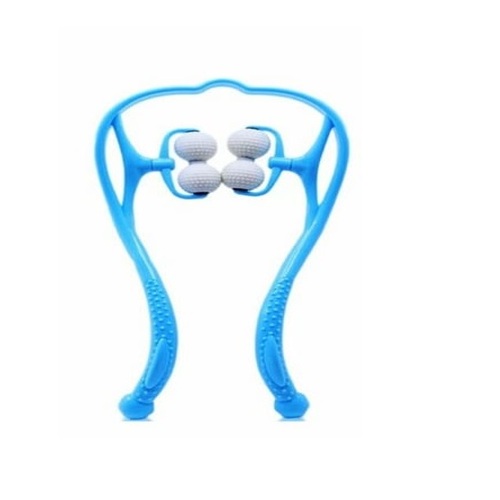 Boyun Bacak Ayak Bel Masaj Aleti Çok Fonksiyonlu Manuel 4 Tekerlekli - Mavi Boyun Bacak Ayak Bel Masaj Aleti Çok Fonksiyonlu Manuel 4 Tekerlekli - Mavi