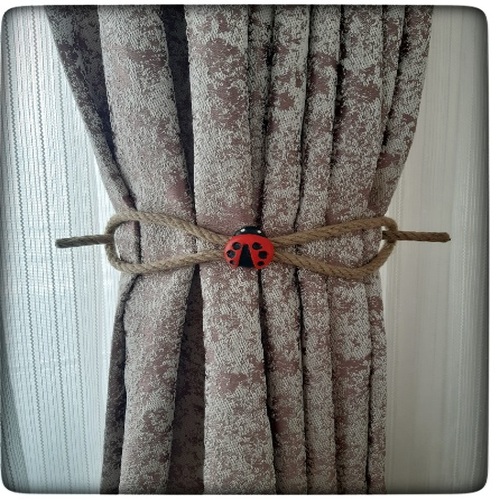 6 Adet Braçol Kanat Perde Tokası Tül Perde Tutucu Perde Süs Uğur Böceği İle Uğur Gelsin 6 Adet Braçol Kanat Perde Tokası Tül Perde Tutucu Perde Süs Uğur Böceği İle Uğur Gelsin