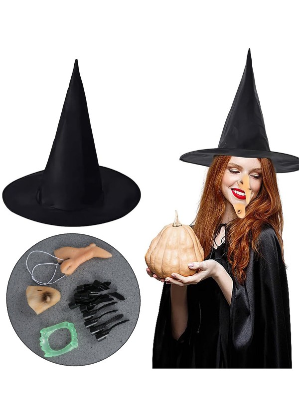 Cadı Şapkası Cadı Tırnakları Cadı Burnu Cadı Çenesi Cadı Diş Se&hellip;