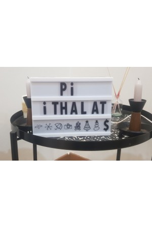 Cinematic Harflerle Işıklı Mesaj Veren Light Box Led Pano A4… Cinematic Harflerle Işıklı Mesaj Veren Light Box Led Pano A4…