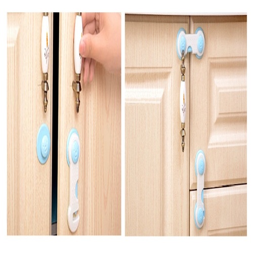 Çuk Koruma Kilidi - Geçmeli 2 Adet Dolap Kilidi