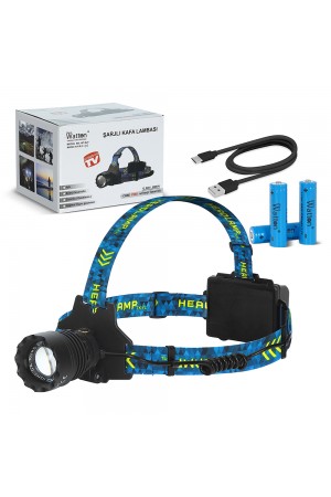 CREE P360 - 12,000 LÜMEN ŞARJLI KAFA LAMBASI WATTON WT-627&hellip;