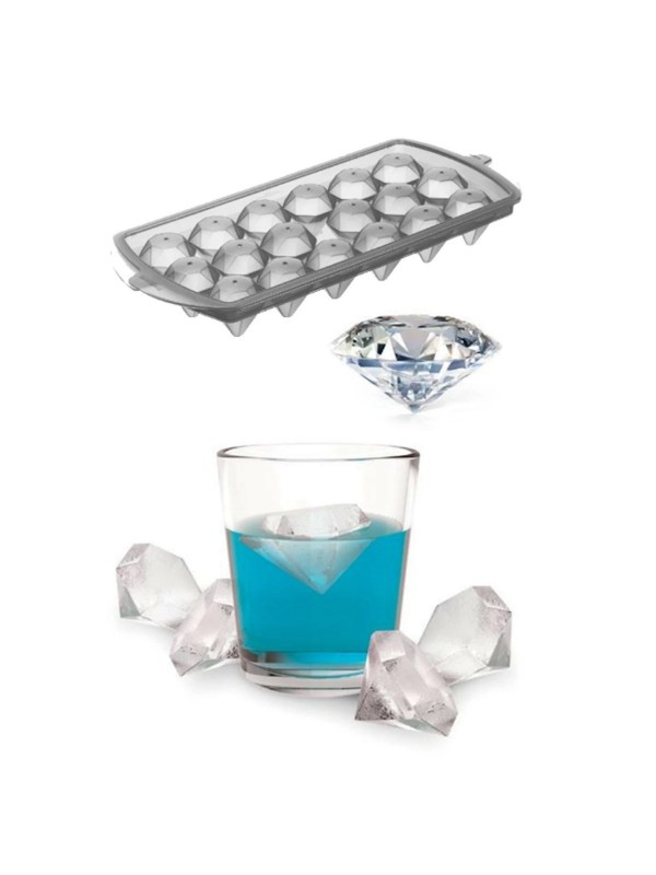 Diamond Elmas Şeklinde Buz Kalıbı 18 Bölmeli&hellip;