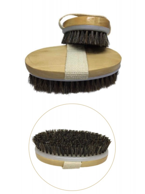 Doğal At Kılı Fırça - Masaj Ve Selülit Fırçası&hellip;