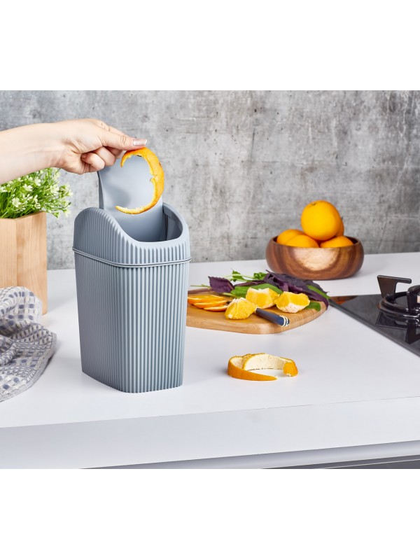 Döner Kapaklı Mini Kovası 2.5 LT - GRİ… Döner Kapaklı Mini Kovası 2.5 LT - GRİ…
