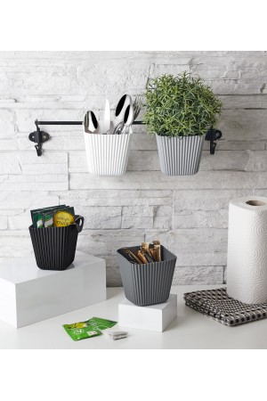 Duvara Asılan Çok Amaçlı Organizer - 2'li Saksı Set&hellip;
