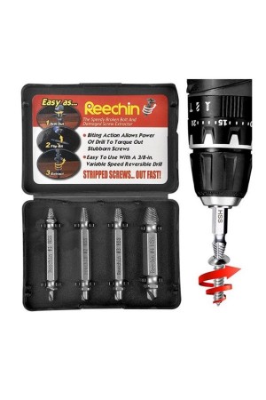 Easy Out 4lü Sökme Takımı - Hasar Görmüş Vida Çıkarıcı&hellip;