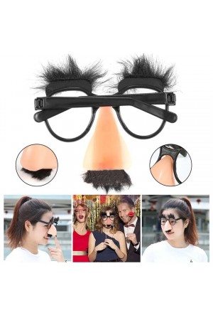 Eğlenceli Kılık Değiştirme Kaş Bıyık Mizah Gözlüğü 9x13 cm&hellip;