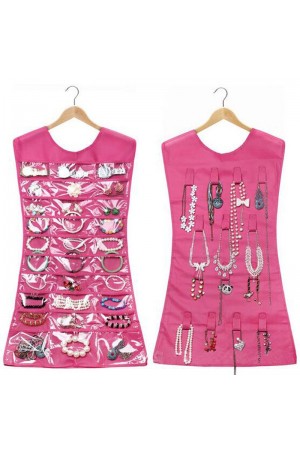 Elbise Şeklinde Takı Organizeri - Pembe&hellip;