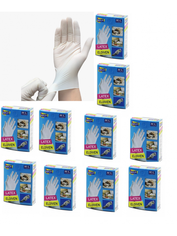 Eldiven Latex Eldiven Muayene Eldiveni M/L 60 Adet&hellip;