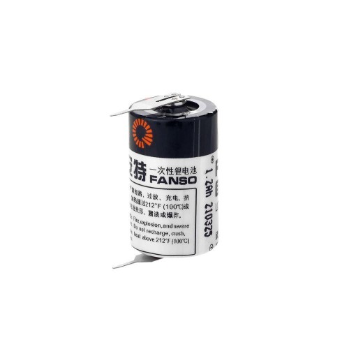 ER14250H 3.6V 1/2 AA Size  Pil (Li-SL2) 2 PIN