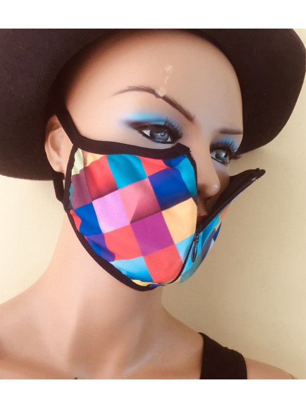 Fermuarlı 2 Katlı Maske… Fermuarlı 2 Katlı Maske…