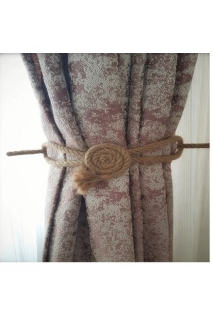 Fon Perde Aksesuarı Braçol Tül Perde Tutacağı Perde Süsü Spiral Jü&hellip;