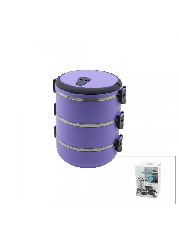 LİLA 3LÜ SEFER TASI SAKLAMA KABI 1.8LT… LİLA 3LÜ SEFER TASI SAKLAMA KABI 1.8LT…