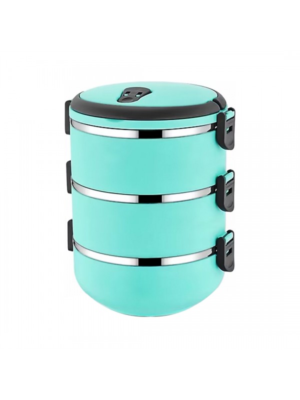 Sefer Tası Yemek Termosu Saklama Kabı Termosu 3lü - Turkuaz… Sefer Tası Yemek Termosu Saklama Kabı Termosu 3lü - Turkuaz…