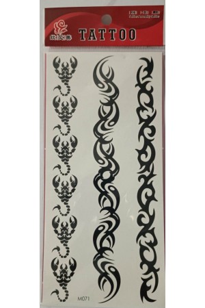 Geçici Dövme Şablonu 3lü - M071… Geçici Dövme Şablonu 3lü - M071…