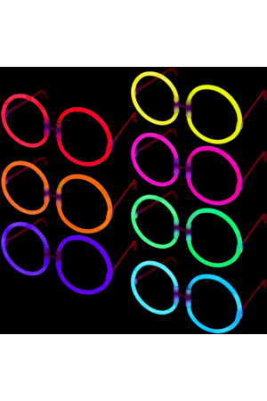 Glow  Yuvarlak Gözlük - Glow Partisi Gözlükleri - Glow Gözlük 12&hellip;