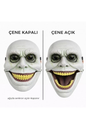 Hareketli Çene Mekanizmalı Korku Maskesi Yeşil… Hareketli Çene Mekanizmalı Korku Maskesi Yeşil…