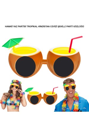 Hindistan Cevizi Tropikal Hawaii Yaza Merhaba Parti Gözlüğü&hellip;