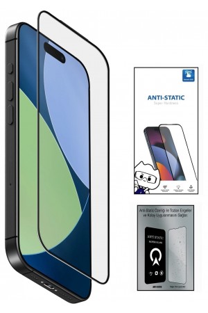 15 PLUS 6D Anti Static Temperli Cam Ekran Koruyucu Kırılmaz Full Kaplama&hellip;