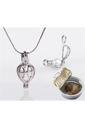 İstiridye Kabuğunda Gerçek İnci Kolye&hellip;