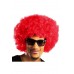 Kabarık Bonus Peruk  - Kırmızı