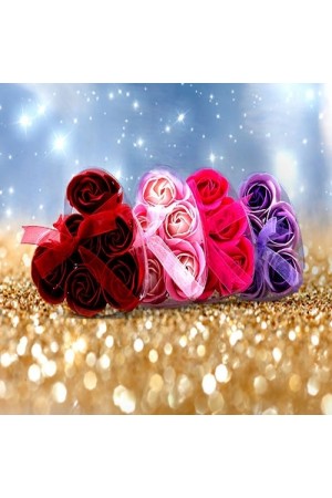 Kalp Kutulu Gül Şeklinde Sabun&hellip;