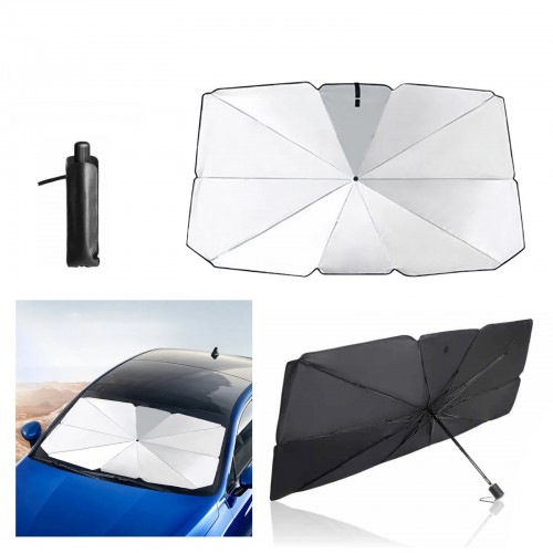Katlanabilir Araç Ön Camı Güneş Koruyucu Gölge Şemsiye Araba Şemsiyesi (130x75 Cm) Katlanabilir Araç Ön Camı Güneş Koruyucu Gölge Şemsiye Araba Şemsiyesi (130x75 Cm)