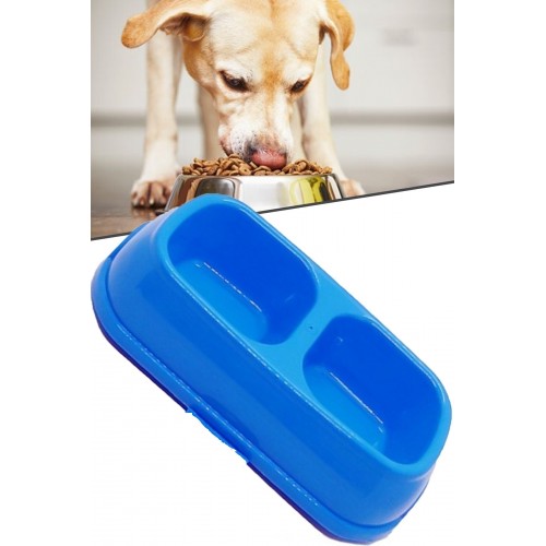 Kedi - Köpek  Ve Su Kabı 2 Bölmeli  Büyük Boy