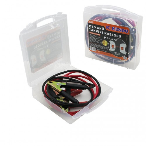 ÇANTALI AKÜ TAKVİYE KABLOSU 150A 1.83 MT ÇANTALI AKÜ TAKVİYE KABLOSU 150A 1.83 MT