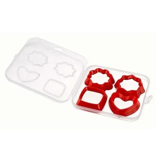 Kurabiye Kalıbı 4 Parça 8 Şekil - Saklama Kutulu Kurabiye Kalıbı 4 Parça 8 Şekil - Saklama Kutulu