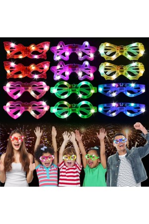 Led Işıklı Karışık 6 Model Yanar Söner Parti Gözlüğü 6 Adet&hellip;