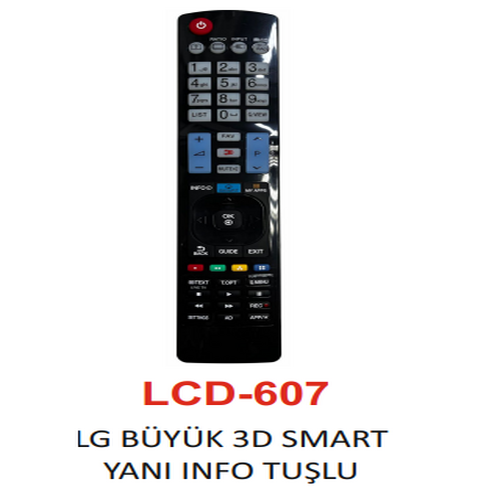 LG 3D Smart Lcd Tv Kumandası - LCD 607 LG 3D Smart Lcd Tv Kumandası - LCD 607
