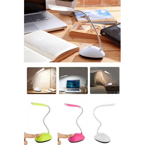 Masa Lambası  Spiral Led   Okuma Işığı Pilli Model Led Lamba